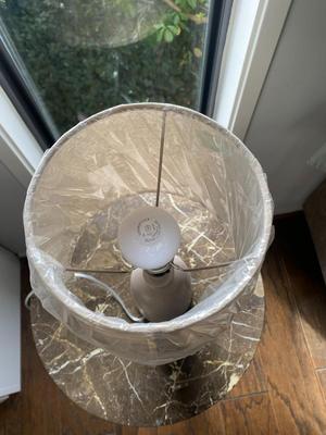 New Tan Table Lamp