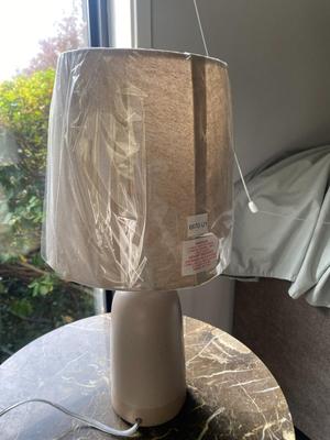 New Tan Table Lamp