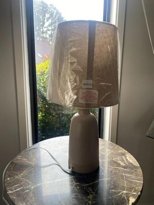 New Tan Table Lamp