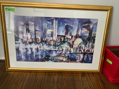 Water Color Framed Art