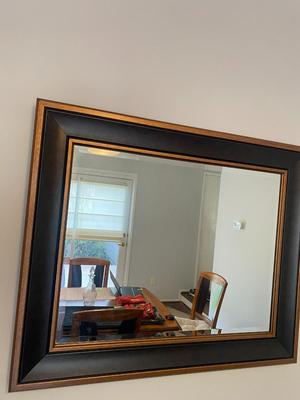 Decorative Framed Beveled Mirror