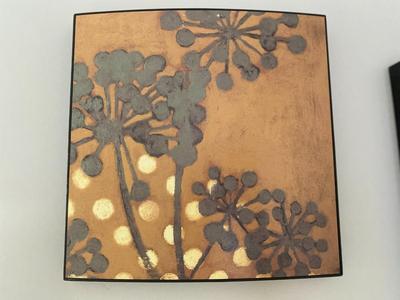 Set of 3 Flower Print Wall Art