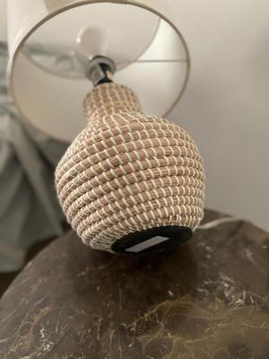 Wicker Base Table Lamp