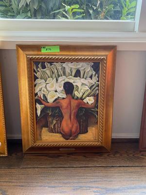 "The Nude with Calais" Framed Art