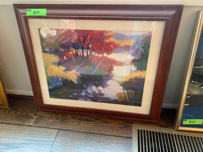 Floral Framed Print, Framed