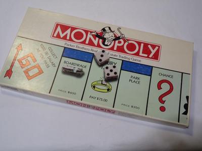 1970s vintage "Monopoly" game,
