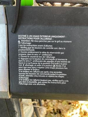DYNA-GLO PROPANE GRILL