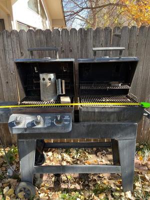 BRINKMANN DUAL SMOKER AND GRILL