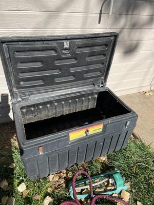 TUFF STORAGE BIN WITH HOSE AND SPRINKLERS