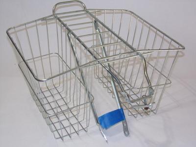 Bicycle saddle baskets