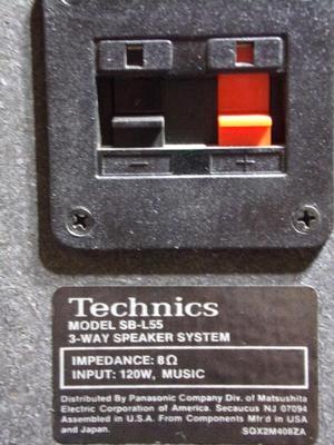 Technics 3-way speaker, pair