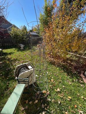 HOSE ON REEL PLUS GARDEN STOOL AND KNEELER
