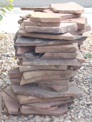 PILE of flagstone