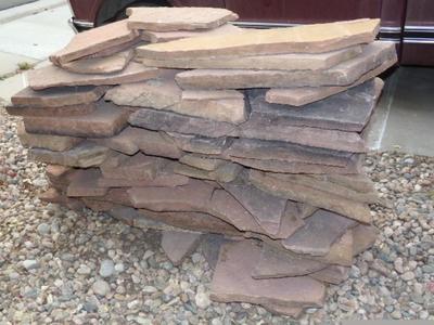 PILE of flagstone