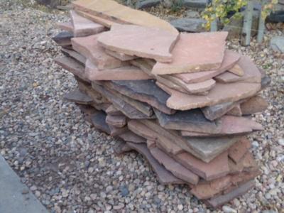 PILE of flagstone