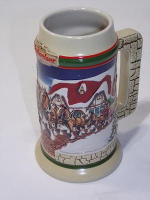 1998 Budweiser Holiday Stein