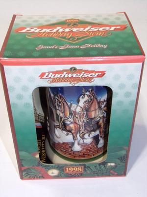 1998 Budweiser Holiday Stein