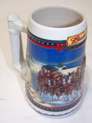 2002 Budweiser Holiday Stein