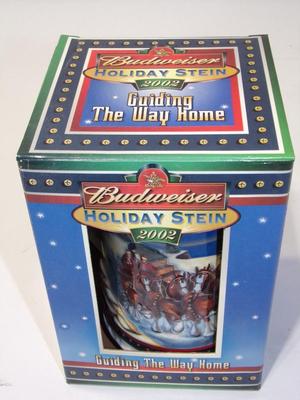 2002 Budweiser Holiday Stein