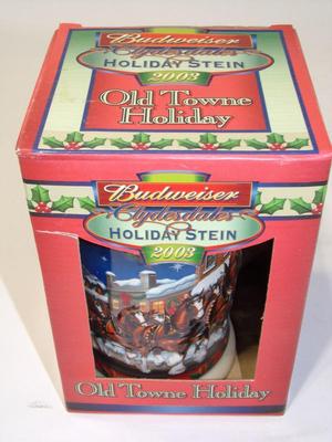 2003 Budweiser Holiday Stein