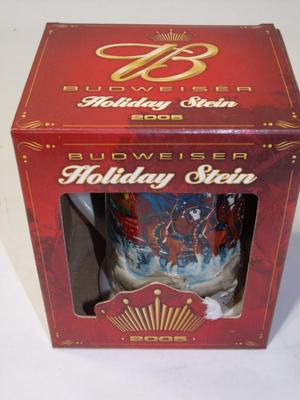 2005 Budweiser Holiday Stein