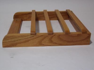 Magazine rack, solid oak