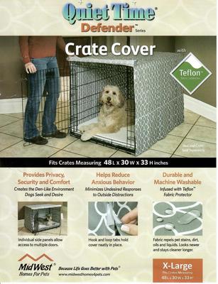 Pet crate cover