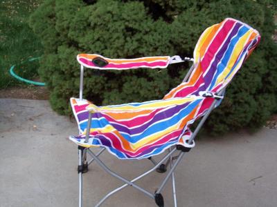Camp/patio folding 2 way chair