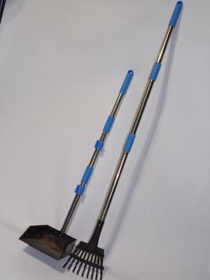 Dog poop scoop & rake set.