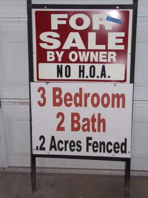 Real Estate lawn sign