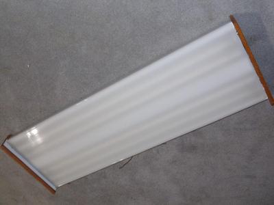 Florescent ceiling light fixture