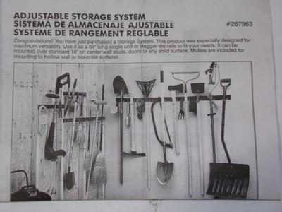 Tool organizer kit