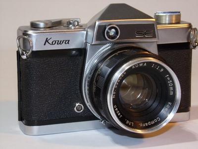 Vintage Kowa 35mm SLR camera.