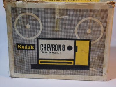 Vintage Kodak "Chevron 8" "model 1" 8mm home movie projector