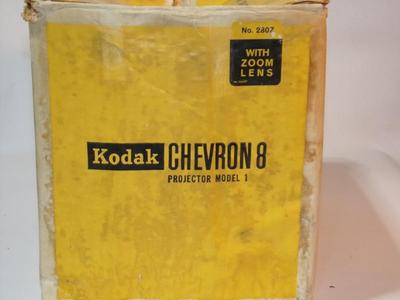 Vintage Kodak "Chevron 8" "model 1" 8mm home movie projector