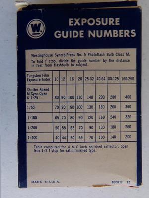 Vintage flash bulbs,