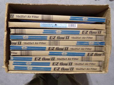 Box of 10 furnace/AC filters