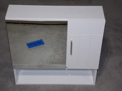 Wall cabinet w/mirror & . . .