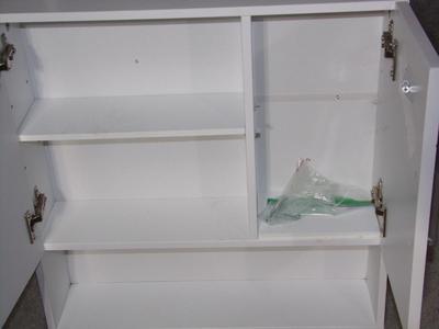 Wall cabinet w/mirror & . . .