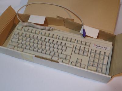 Vintage Packard Bell keyboard, lg enter key, PS-2