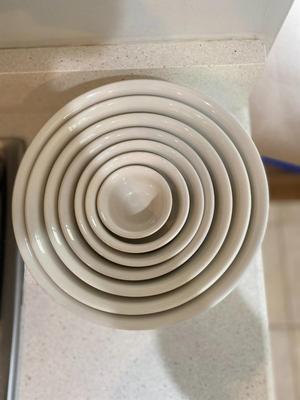 Cream Colored Nesting Bowl Set