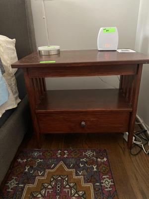 Wood Nightstand / Side Table
