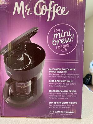 Mr. Coffee 5 Cup Coffeemaker