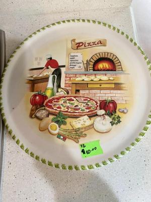 Vintage Pizza Plate