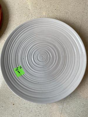 Lot of Assorted Plates and Cutting Board.
