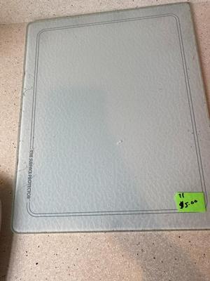 Lot of Assorted Plates and Cutting Board.