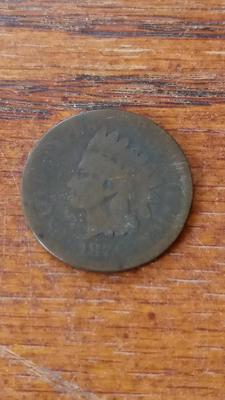 LOT 69 1874 INDIAN HEAD CENT