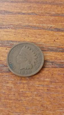 LOT 78 1898 INDIAN HEAD PENNY