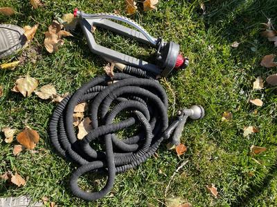 HOSE AND TWO SPRINKLERS