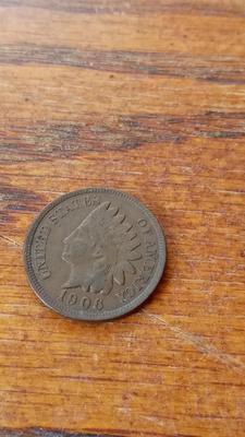 LOT 83 1906 INDIAN HEAD PENNY